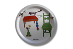 Load image into Gallery viewer, The home I inhabit Tray Round
