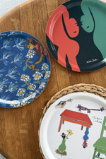 Load image into Gallery viewer, Birds and Flowers Tray Round
