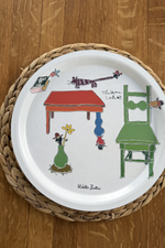 Load image into Gallery viewer, The home I inhabit Tray Round
