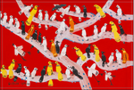 Load image into Gallery viewer, Birds in a tree placemat
