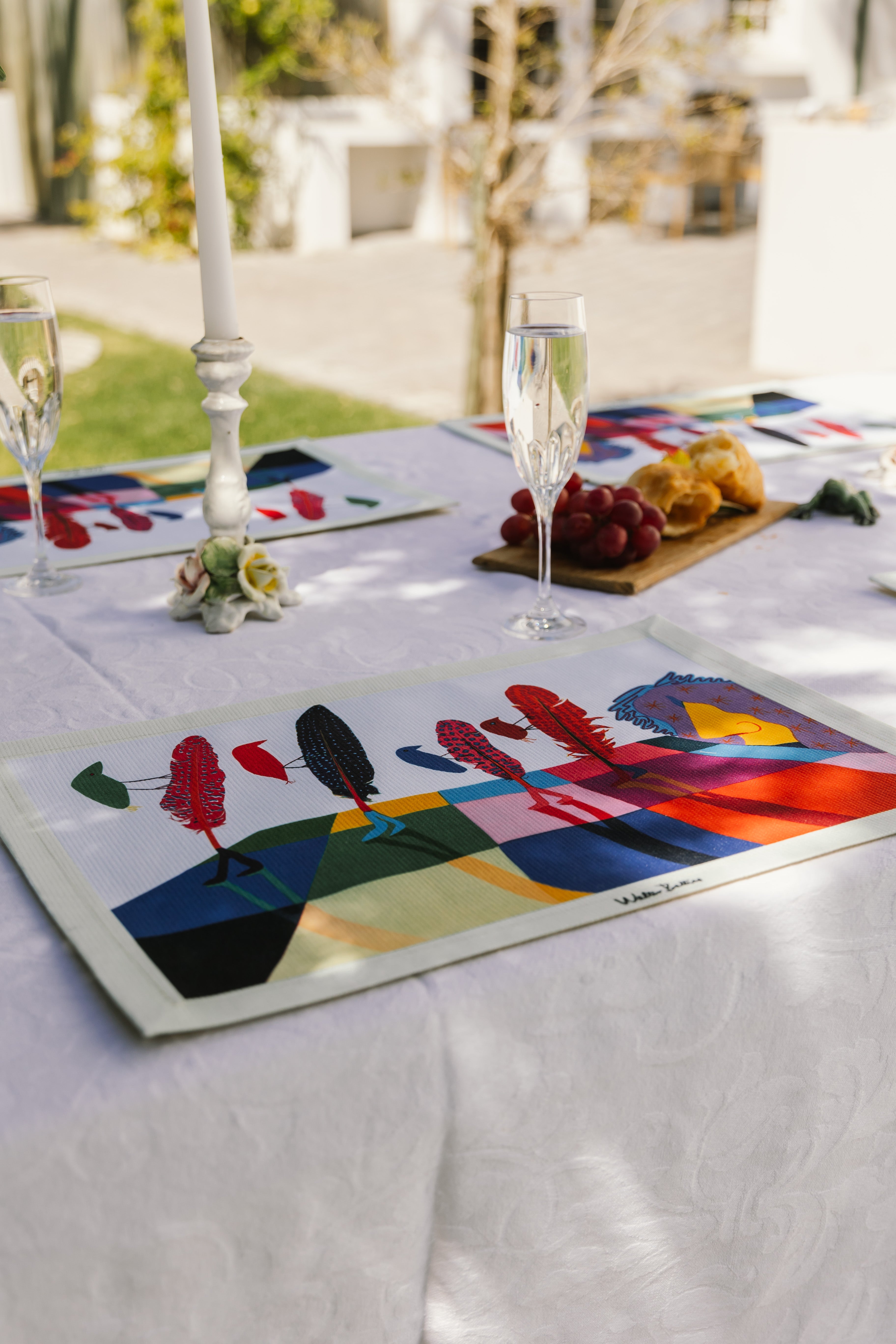 Walking Feathers Placemat