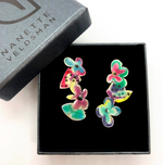 Load image into Gallery viewer, Sleeping Man Flowers - Earrings
