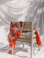 Load image into Gallery viewer, Birds in a Tree Cotton Sarong / Shawl
