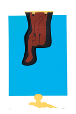 Load image into Gallery viewer, Red Figure on Blue background
