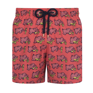 Limited Edition Wally's Wangle by Walter Battiss | Coral / Swim Shorts