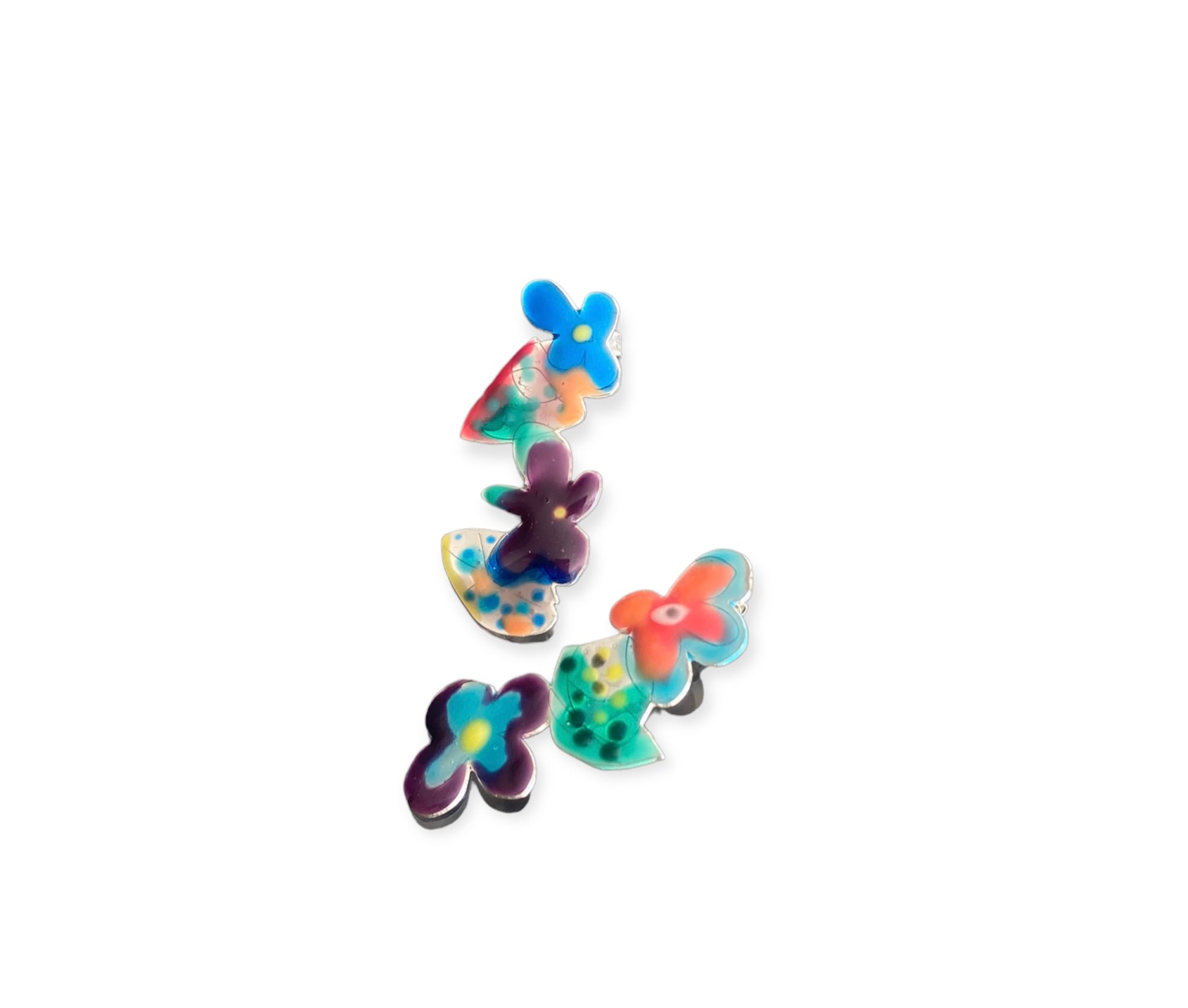 Sleeping Man Flowers - Earrings