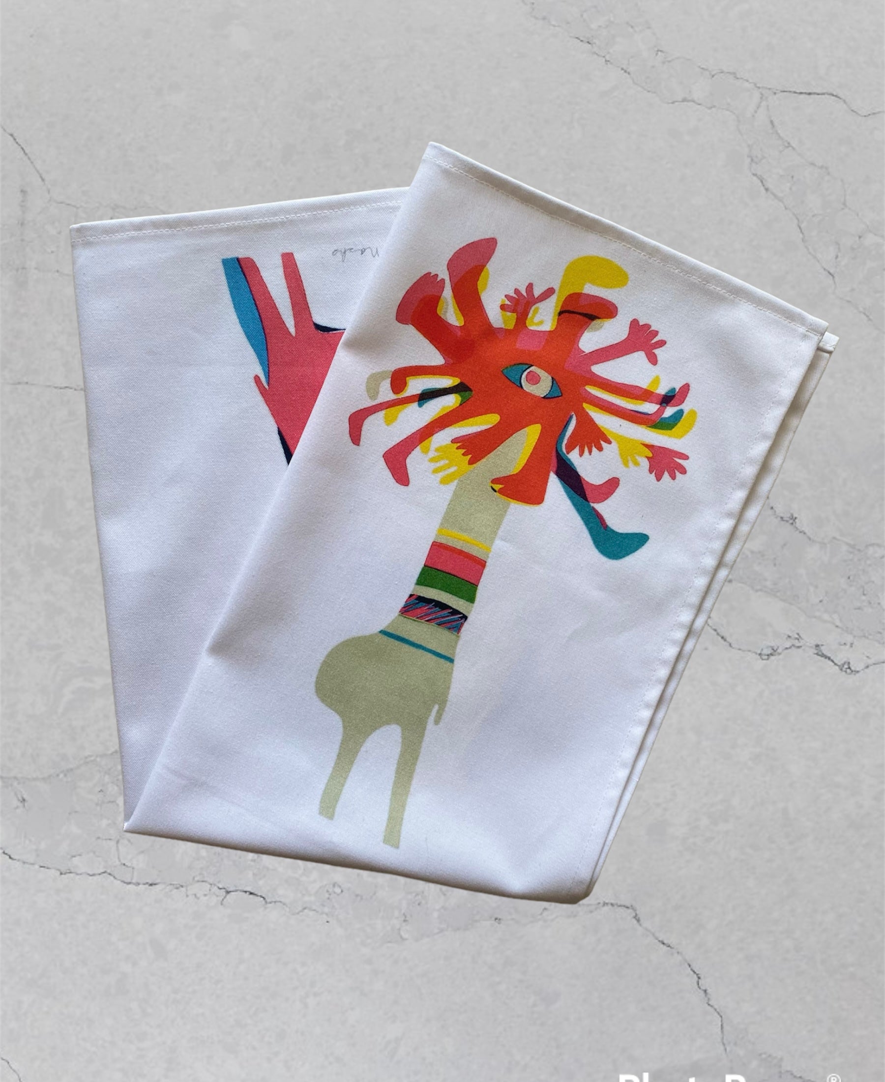 Masks Napkin & Dishtowel